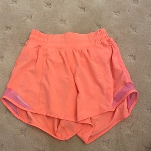 Coral/Pink Lululemon Shorts